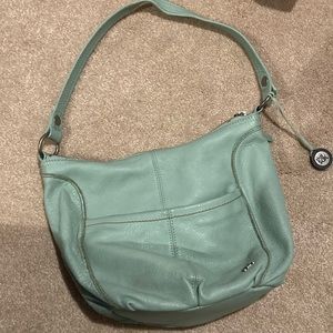 The Sak, light teal shoulder bag